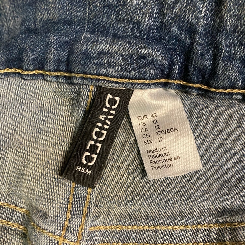 Distressed jeans